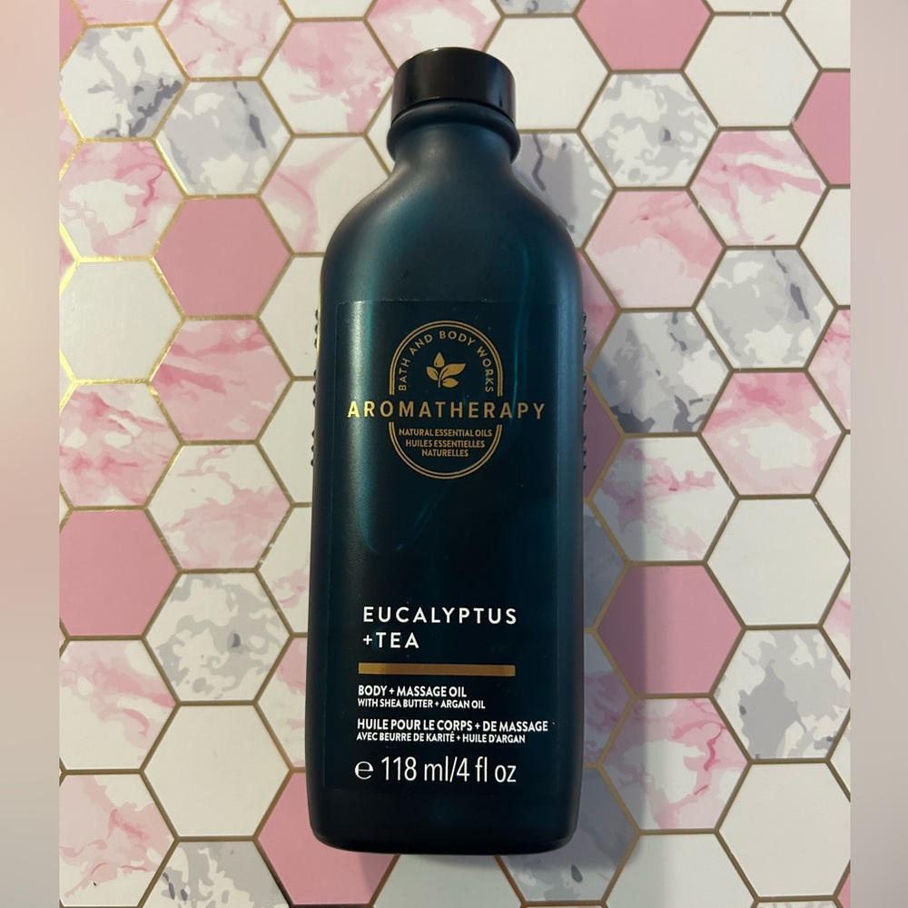 Bath and Body Works Aromatherapy Eucalyptus Tea Body + Massage Oil